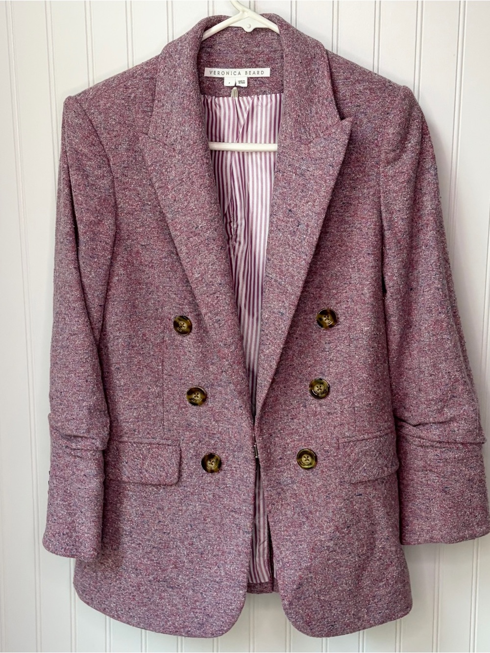 Veronica Beard Beacon Dickey Jacket in Orchid Size 4